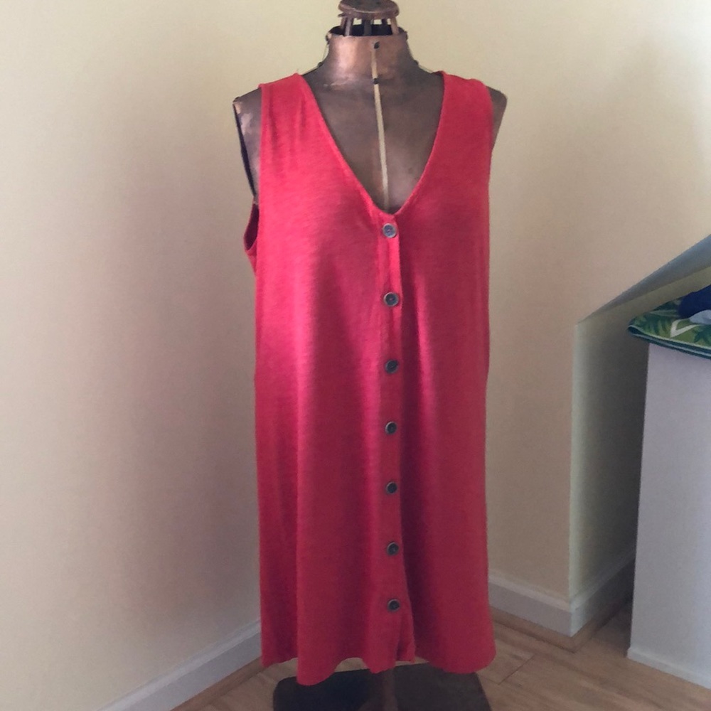 Sanctuary Red knit sun dress or beach cover up - size XL